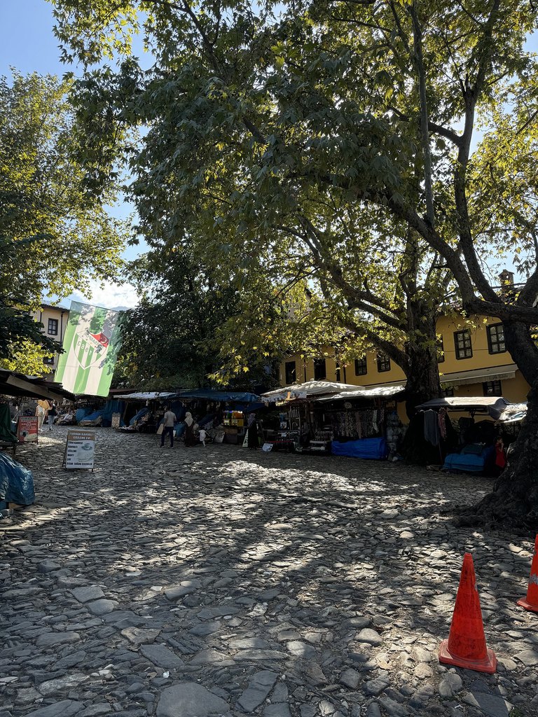 Cumalıkızık köy meydanı ve taş sokakları