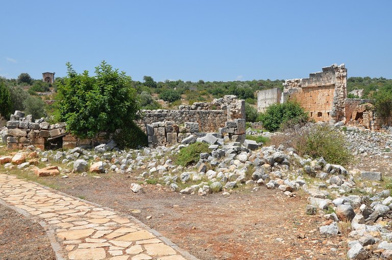Kanlıdivane Antik Kenti kalıntıları