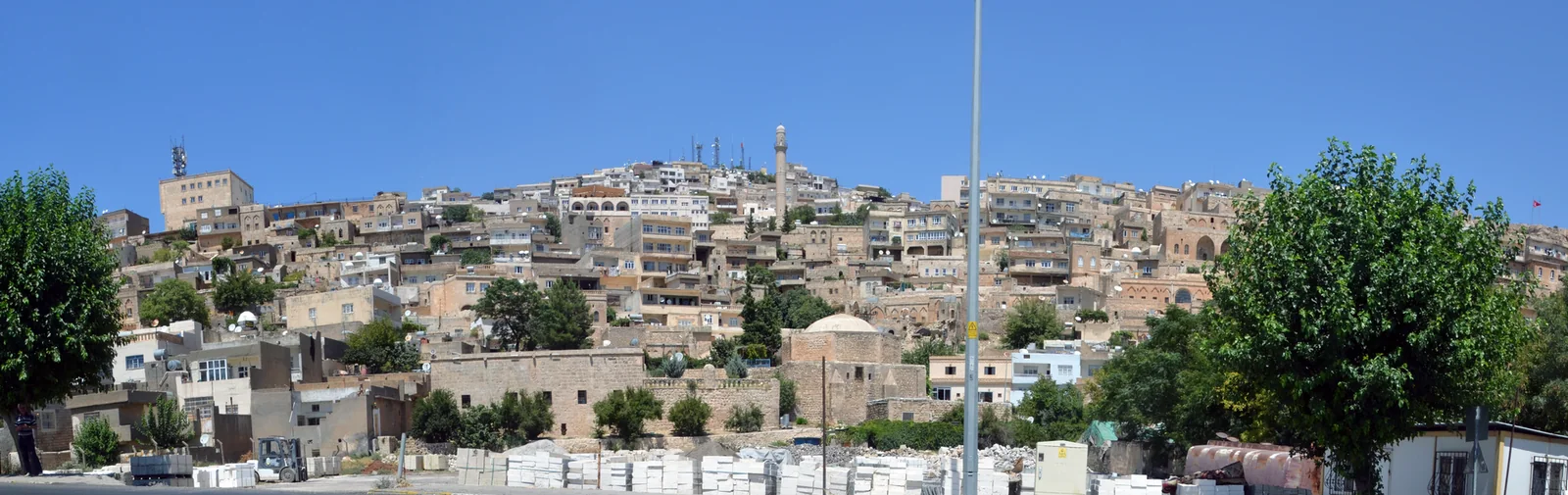 Mardin taş evleri ve Mezopotamya Ovası