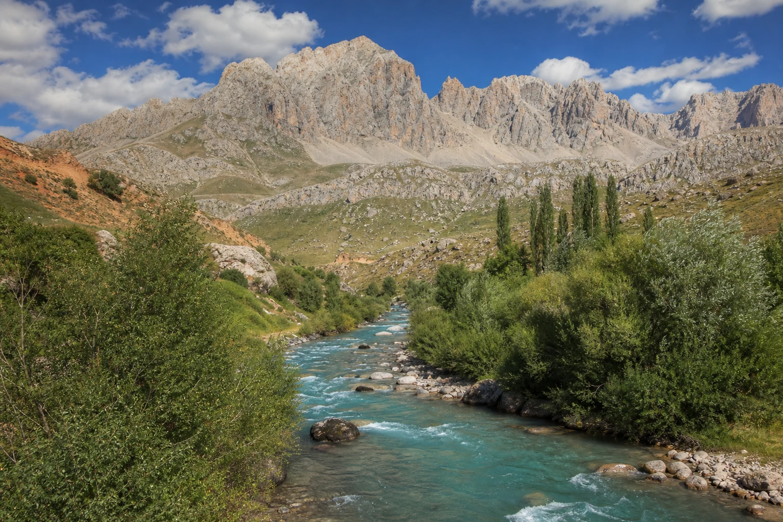 Zamantı Irmağı ve Aladağlar